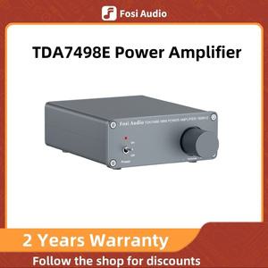 포시-오디오 TDA7498E 2 채널 사운드 파워 앰프 오디오 수신기 미니 HiFi 홈 시어터 스피커 160W x amplifi