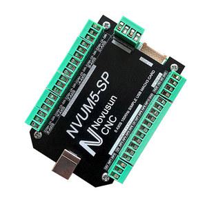 HLTNC Novusun NVUM3- SP Mach3 3/4 축 인터페이스 보드 카드 조각사 스테퍼 모터 제어용 100KHz USB CNC 컨트롤러