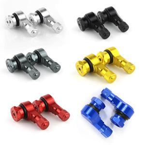 바이크 오토바이 전면 및 후면 CNC 휠 튜브리스 어 밸브 스템 90도 113mm Yamaha YZF R1 R3 MT01 MT25