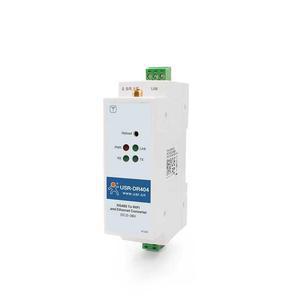PC케이스 Din-Rail 직렬 포트 RS485-WiFi 이더넷 변환기 장치 IOT 서버 USR-DR404 Modbus MQTT