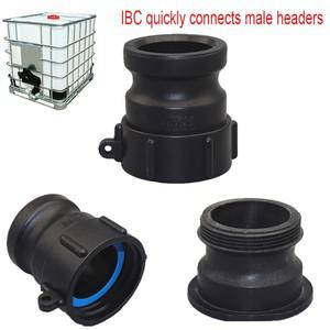 IBC 물 탱크 어댑터 밸브 커넥터, A200 및 플라스틱 캠록 조합, 1 개