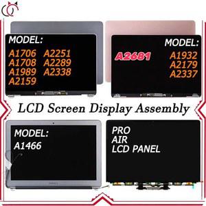P Pro Air A2681 A1932 A2179 A2337 A1706 A1708 A1989 A2159 A2251 A2289 A2338 Lcd 화면 디스플레이 교체의 새로운