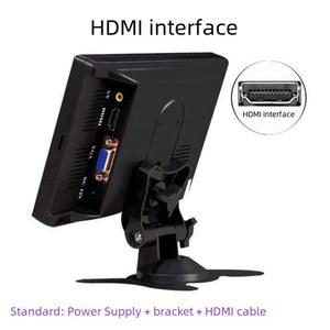 화물차 후방카메라 7인치 10 1인치 Hdmi 자동차 모니터 컴퓨터용 소형 TV Av 이미지 디스플레이 미니 화면 정의 비디오 수집 장치
