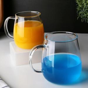 유리컵 레인보우 항아리 머그컵 아이스컵 커피잔 에이드 하이볼잔 480ML 650ML