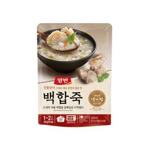 양반죽 파우치 420g 백합죽 (1봉) 4만 이상 무료