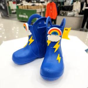 [크록스]초경량키즈  미끄럼 방지 기능성 토들러 장화 핸들 잇 라이트닝 볼