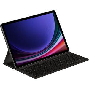 갤럭시 탭 S9 FE+ S9+ 북 커버 키보드 슬림 태블릿 프로텍터 케이스 얇고 가벼운 디자인 마그네틱 백 PC와