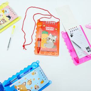 1500 목걸이 데이터 메모수첩 1개 랜덤 - 목걸이형 수첩 미니 현장학습 야외활동 방송국소품