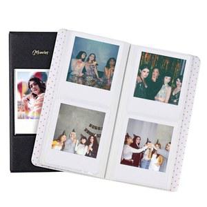 폴라로이드 600, 후지필름 인스탁스 W210, W300 용 카드 정리함 즉석 카메라 사진 앨범, 64 포켓 스탬프 컬렉션