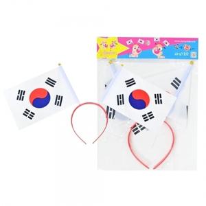 해피파티 체육대회 운동회 응원용품 태극기 헤어밴드 (1개입)