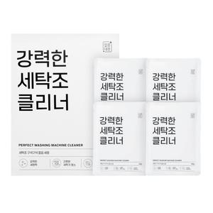 깔끔대장 강력한 세탁조 클리너 4개입 640g 1개