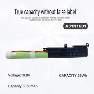 호환 X541UV X541 R541UA-RB51 X541SA VIVOBOOK 배터리, R541UA 용 ASUS X541SC 노트북 A31N1601 F541UA X541U