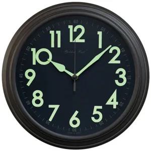 GB4696e 야광 무소음 메탈 벽시계 25cm 블랙 제조한국 (WFHTZ2Q)