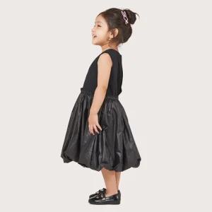 [최초가 89,000원] 키즈 심리스 민소매 하이브리드 벌룬 드레스(4~6세)_SD3101