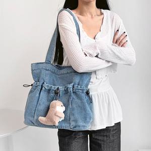 프롬헤븐 페네루 키링가방 사이드포켓 데님 청가방 숄더백 크로스백