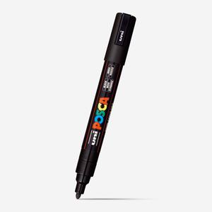 유니 POSCA 포스카 PC-5M 중형 중간 굵기 수성 / 블랙