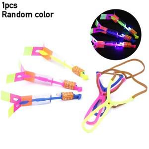 곤충 1/5/10PCS 플라스틱 화살표 LED 빛 장난감 놀라운 빛 장난감 화살표 로켓 헬리콥터 비행 장난감 LED