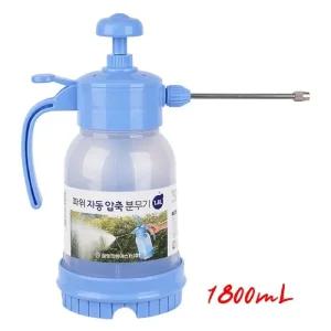 압축식 자동분무기-1.8L 손잡이 분사레버/가정/업소/매장/압축/식물/나무/농사/농약/농장/다용도/방역/가든