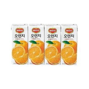 델몬트 오렌지 드링크 190ml 24팩 2박스(총 48팩) 무료배송