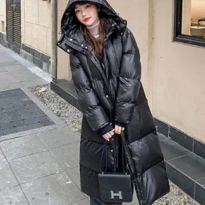 패딩점퍼 재킷 겨울 퀼팅 자켓 남성 여성 따뜻한 유광 캐주얼 후드 롱패딩 아우터