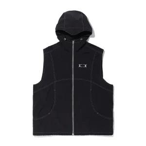 매장정품 크리틱 CRITIC GLOSSY HOOD VEST BLACK CTVTEA001BK 605200