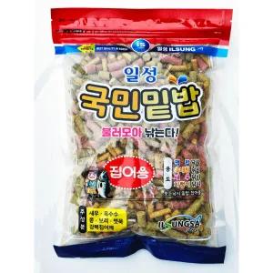 일성 국민밑밥 밑밥 900g 3가지 민물 붕어 향어 잉어 쪼르레기 옥수수 새우 모든낚시 밑밥 집어용 파란낚시