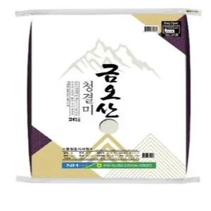 24년산 햅쌀 구미 금오산 청결미 20kg/상등급/당일도정