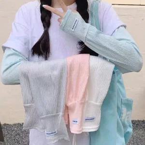 솔라비 아이스실크 쿨링 선스크린 손팔 토시