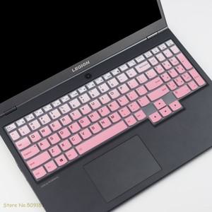 호환품 실리콘 키보드 커버 스킨 15.6 인치 레노버 호환 레기온 5 15  R7000 노트북 프로텍터