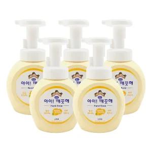 아이깨끗해 핸드워시 순 파우더향 용기 250ml x 5개 /An