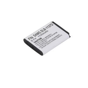삼성 TL34HD NV106 HD i85 i100 NV103 NV30용 1100mAh SLB-1137D SLB 1137D 카메라 배터리