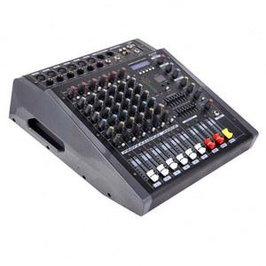 디지털 오디오 음향 믹서기 DJ 믹서 파워 앰프 노래 내장 6 채널 350W