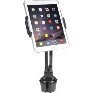 Macally 컵 홀더 태블릿 마운트 - 견고한 iPad 차량용 스탠드 또는 자동차, 트럭 및 케이스 포함 3.5인치 8