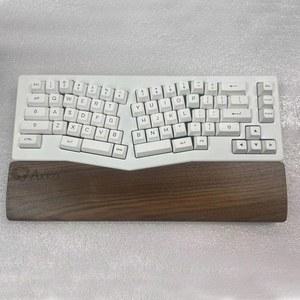 팜레스트 Alice Pro 68 Key Chron Q8 V10 ABM066 기계식 키보드 손목 받침대 호두 단단한 나무 Stres 목재