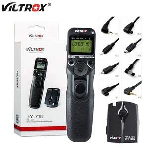 Viltrox JY-710 LCD 무선 타이머 원격 제어 셔터 릴리즈 캐논 니콘 올림푸스 파나소닉 DSLR 카메라용 2.4G