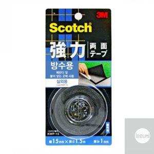 리우미 3M 스카치 방수 양면테이프 15MM X 1.5M 접착 욕실 화장실
