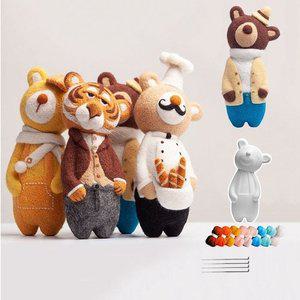 고품질 성인용 DIY 초보자 양모펠트 핸드메이드 인형 취미 귀여운 diy키트 펠트공예 (WFJ8CRL)