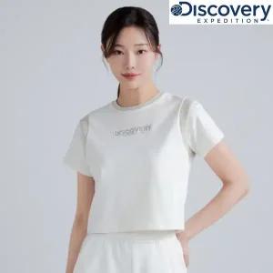[디스커버리](본점)여성 애슬레저 크롭 반팔(DWTR46041)