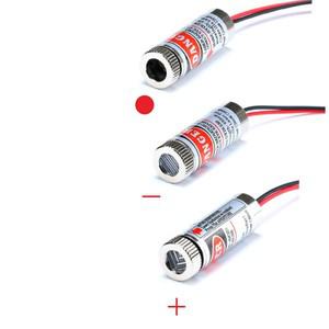조정 가능 빔 650nm 5mW 레드 포인트/라인/크로스 레이저 다이오드 모듈 헤드 유리 렌즈 초점 산업용 클래