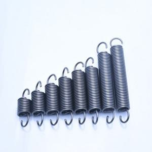 10Pcs 인장 스프링 와이어 직경 0.6mm 스틸 후크 길이