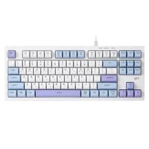 지클릭커 오피스프로 OPK50 사일런스 M RGB 무소음 방수 키보드 87키 스카이 시티 CR1