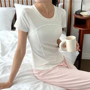 스판 반팔 티셔츠 여성 트레이닝복 상의 운동 헬스땀 여자 후드집업세트 기모 셋업 츄리닝 런닝 여자땀 러