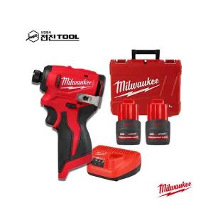 밀워키 M12 BLIDRC-252C 12V 콤팩트 브러쉬리스 임팩트 드라이버 세트