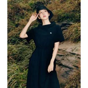 (국내매장정품) 코오롱스포츠 KOLON SPORT 여성 반팔 후드 롱원피스 #데이팩 TVTCM25686BLK 126525