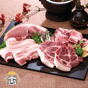 [제주푸드마씸] 탐라인 제주 흑돼지 오겹살+목살+앞다리살 각 500g(구이용  냉장육)