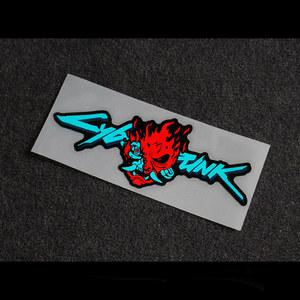 모터 뉴클리어 Motor Nuclear Vaporwave 2077 게임용 자동차 스티커, 펑크 사무라이 데칼, 범퍼 테이프, 오토바이 자전거, 바디 그래픽 아플리케
