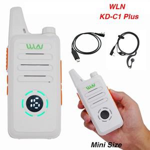 WLN KDC1 플러스 미니 핸드 헬드 트랜시버 양방향 라디오 햄 커뮤니케이터 라디오 스테이션 16 채널 미니