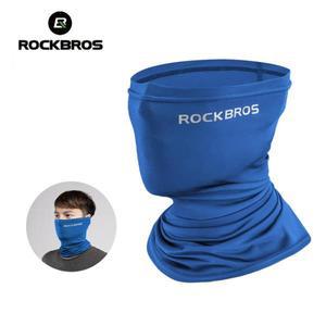 ROCKBROS-용 얼굴 스카프 목 태양 보호 실크 사이클링 모자를 쓰고 있죠 오토바이 스쿠터 MTB 도로 마스크