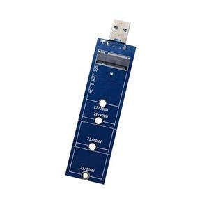어댑터 카드 USB 3.0 80mm M.2 NGFF SSD 키 B BM 2280 2260 2242 2230 확장 변환기 5Gbps M2 Usb2.0 플러그