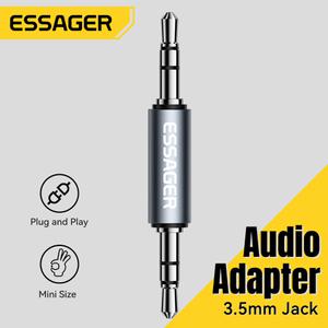 Essager 오디오 케이블 수-수 Aux 전화 헤드폰 차량 MP3 스피커 노트북 태블릿 스테레오 잭 커넥터 3.5mm